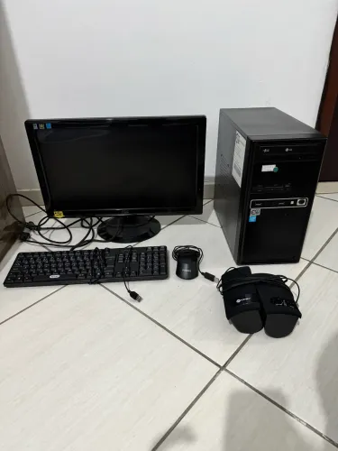 Computador completo LG + Monitor AOC + acessórios