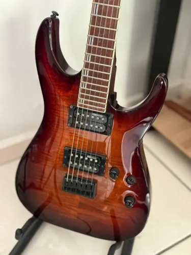 GUITARRA ESP LTD H-200 FM - DARK BROWN SUNBURST