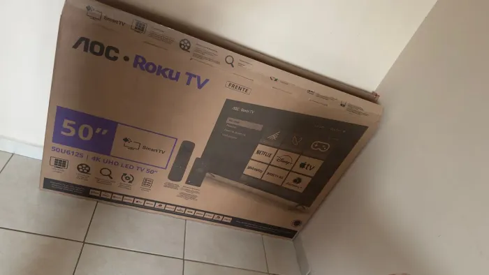 Smart TV 50? 4K nunca usada