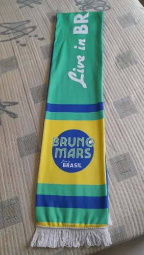 Cachecol Colecionável BRUNO MARS 