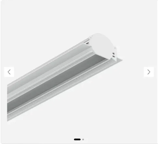 PERFIL EMBUTIR EM FORRO - JAZZ - INTERLIGHT - BRANCO 2 METROS