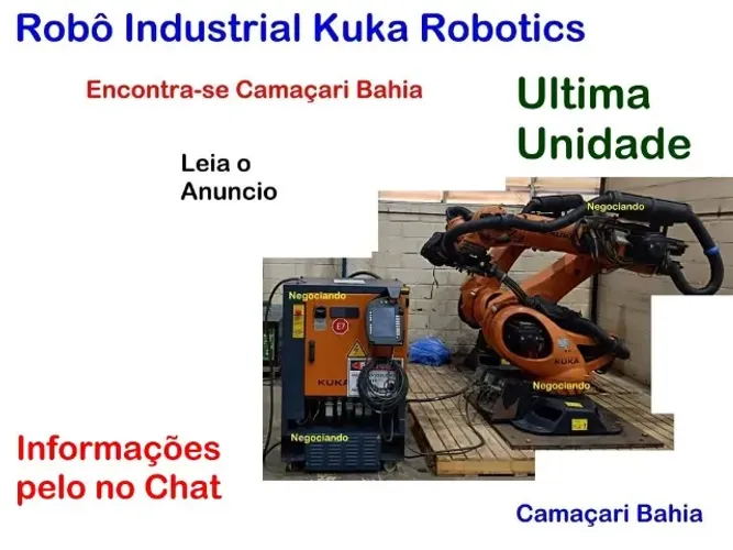 Maquinas Robô Industrial Kuka Robotic Produção Fabrica Automação comercio Industria