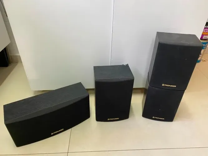 Kit 4 Caixas de Som Pioneer passivas para Home Theater
