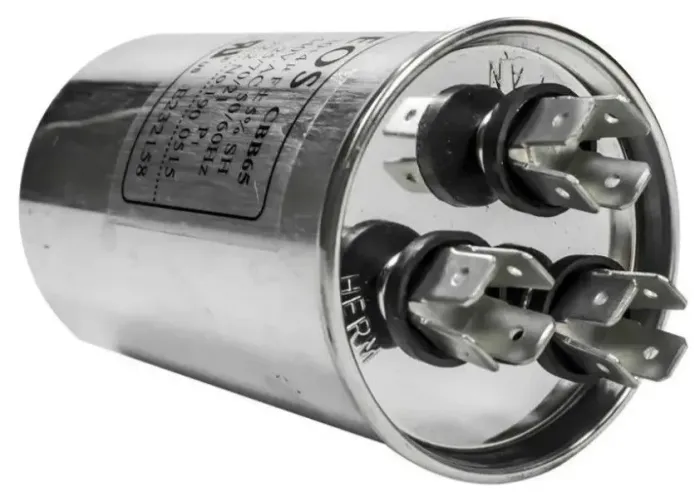 KIT 8 UNIDADES Capacitor Duplo EOS 25+1,5UF 380/440V para Ar Condicionado