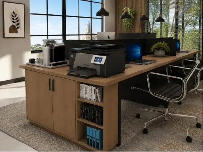 Estação Top Oak Cabinet. Alto Padrão. Medidas L260cm x P120cm x A74cm. Via WhatsApp