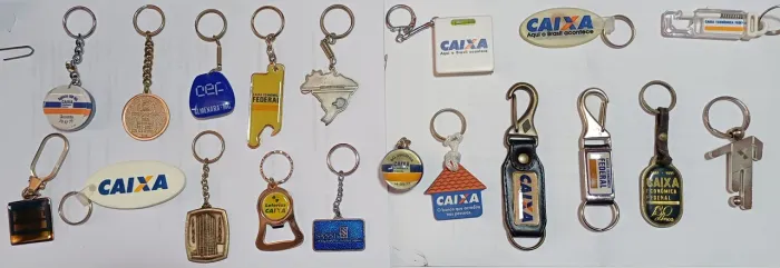 CHAVEIROS DA CEF- Diversos Coleção Venda conjunto ou unidade