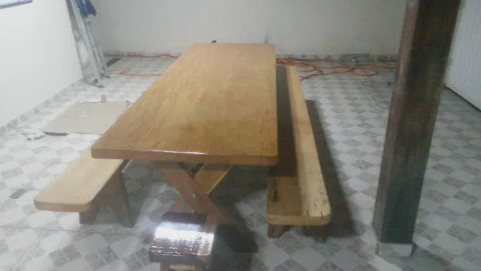 Mesa rústica