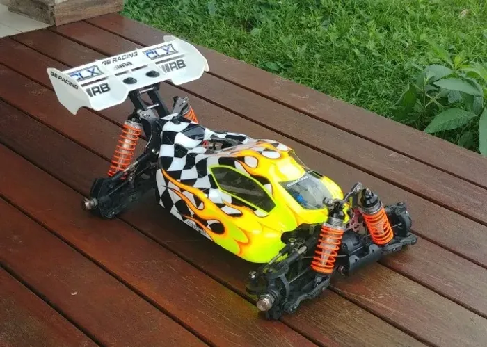 Chassis de Automodelo Buggy 1/8 GS Racing Storm CLX Pro