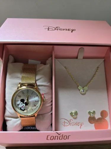 Kit relógio Disney Mickey 
