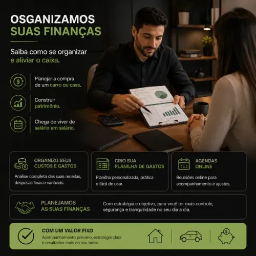 Organização Financeira Pessoal e Controle de Gastos