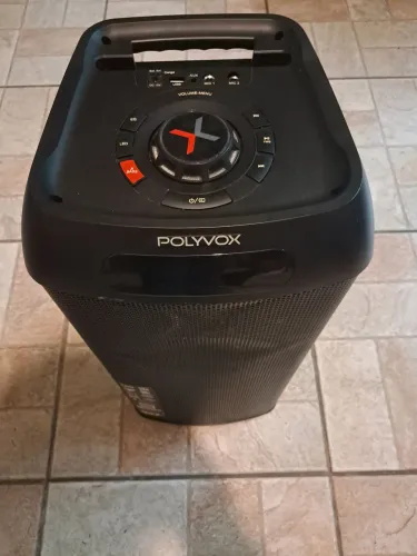 Caixa de Som Amplificada Portátil Bluetooth Polyvox