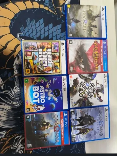 Jogos de PS5 HOG, ASTRO,GOD,SUICI e GTA