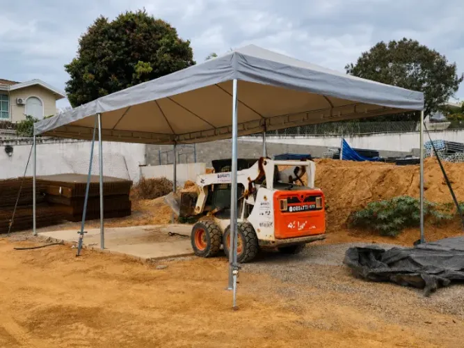 Tenda Galvanizada 10x7 Piramidal!