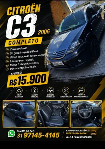 Citroen C3 GLX 1.4/ GLX Sonora 1.4 Flex 8V 5P 2006