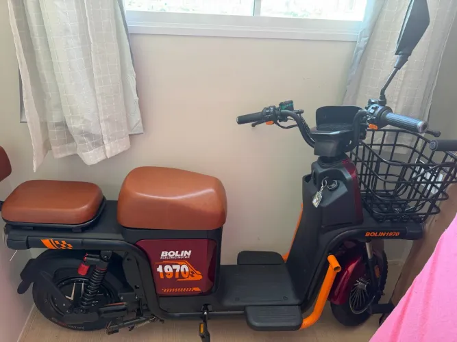 MOTO ELÉTRICA BOLIN 1970 - 800W | APENAS 225 KM