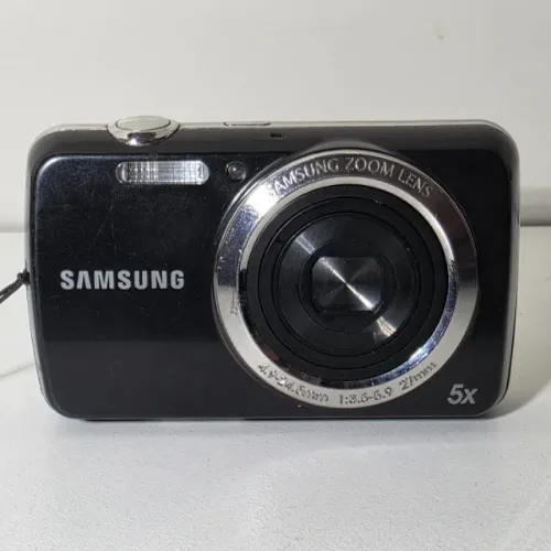 Câmera Digital Samsung PL20 14.2MP 5x Preta com Acessórios e Brinde