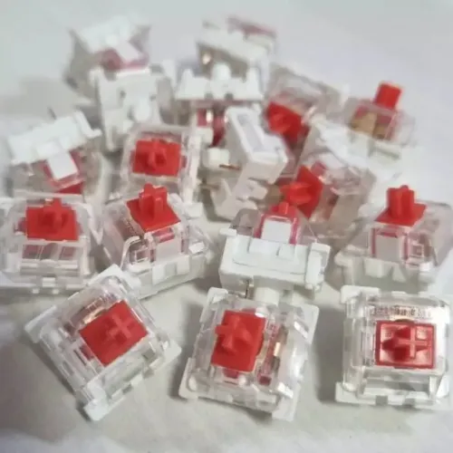 Kit 63 Switch Gateron Red Linear Original Para Teclado Mecânico