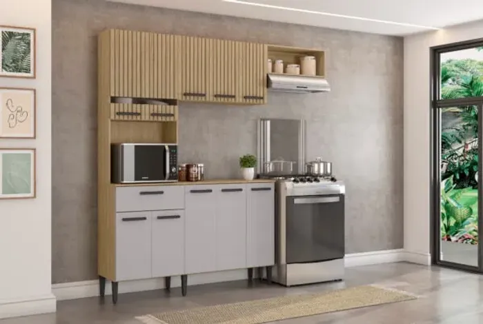 Cozinha Kit Cozinha Dora Com Balcão - Praia Moveis