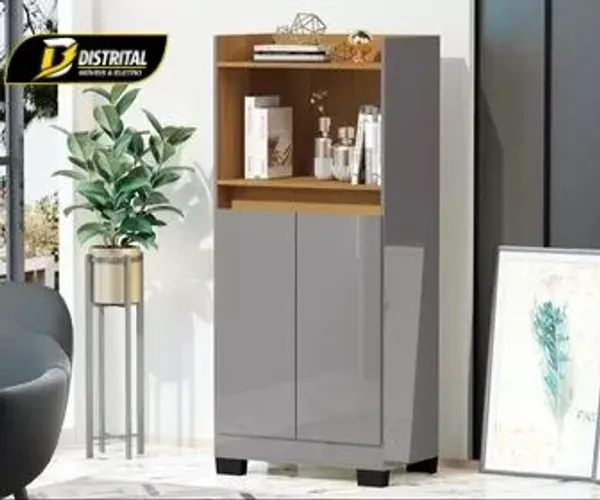 Balcão Jet Multiuso com 2 Portas e Prateleiras NOvo