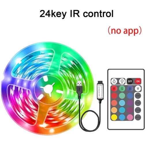 Fita led 15 metros com controle