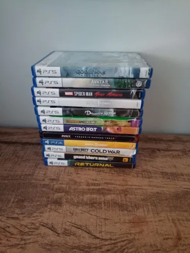 vendo 10 jogos de ps5 miles morales e demons souls para de baixar em 59 