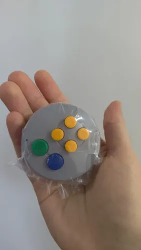 Chaveiro gacha Nintendo 64 gachapon original