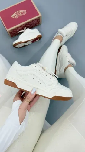 Vans Hylane White Gum Unissex Off/White - Sola de Borracha