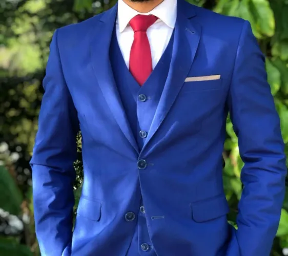 Terno azul royal