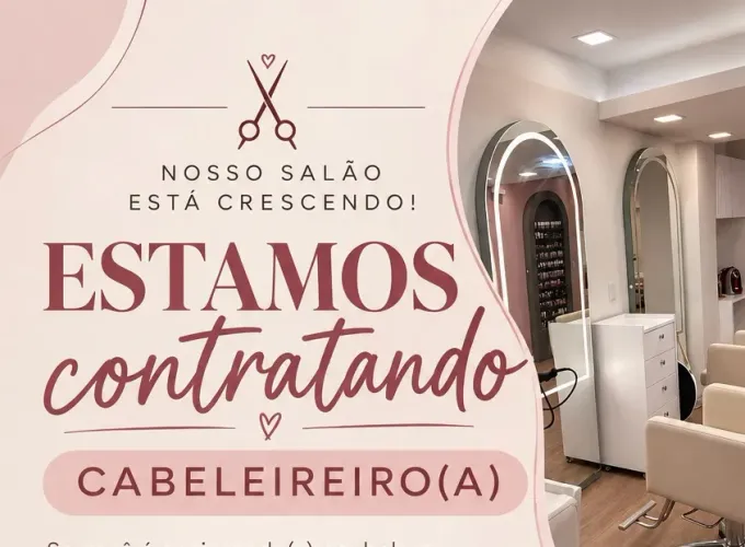 VAGA PARA CABELEIREIRO(A) - FLORIANÓPOLIS