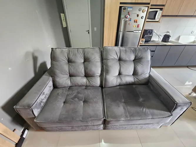 Sofá retrátil 2 lugares 