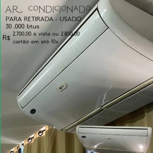 ar condicionado 30000 BTUs 