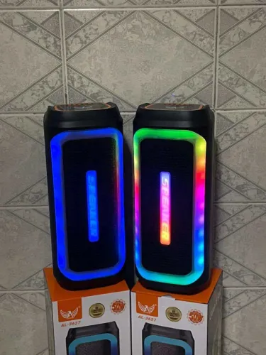 Caixa de Som Bluetooth Altomex AL-3627- 50W - LED RGB - Nova