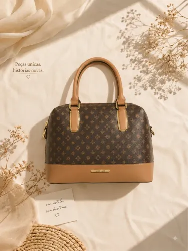 Bolsa listra, em perfeito estado