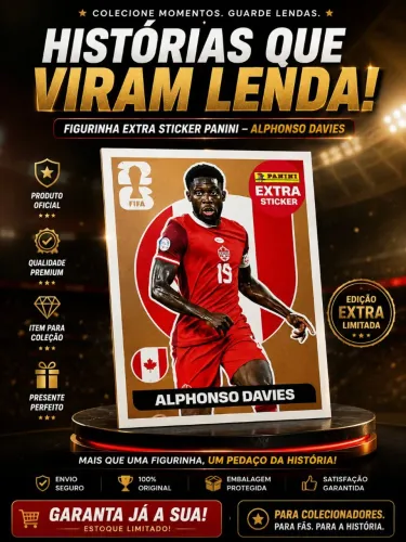 FIGURINHA EXTRA STICKER PANINI - EDIÇÃO EXTRA LIMITADA