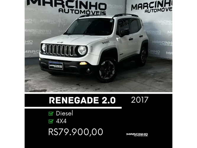Jeep Renegade Sport 2.0 4X4 TB Diesel Aut. 2017