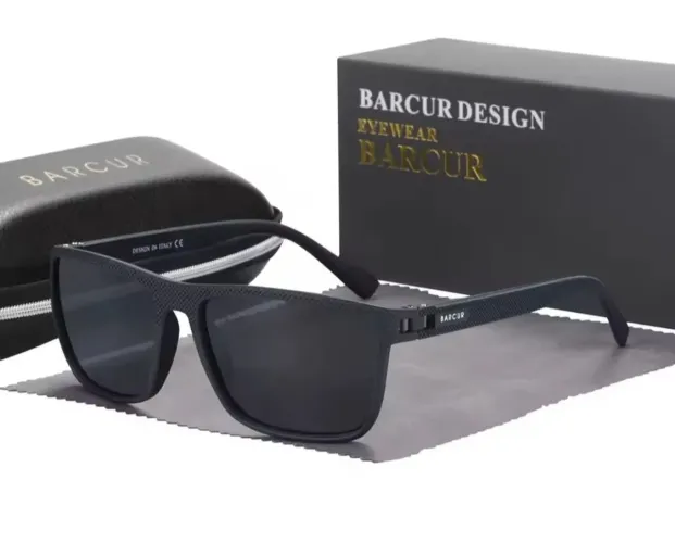 Óculos de Sol Barcur® Bem Moderno com Design Italiano com Lentes Escuras UV400 PROMOÇÃO
