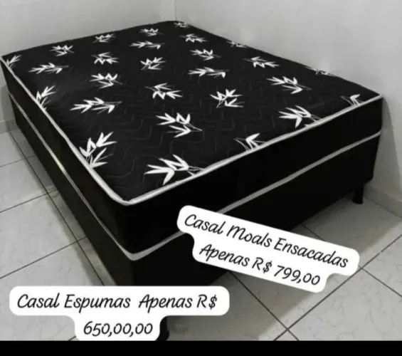 Promoção! Cama casal  padrão unibox molas ensacadas RS 799 contato (98) 9  * 