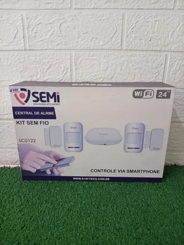 Kit Alarme Residencial Sem Fio SEMI SC0122 Wi-Fi