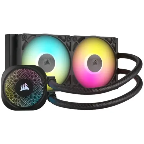 Water Cooler para Processador Corsair ICUE Link Titan 240 RX 240MM RGB Preto