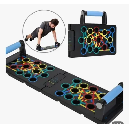 Prancha Flexão 9x1 Exercícios Dobrável Portátil