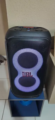 JBL PARTY-BOX STAGE 320 DE 240W RMS ZERADA COM NOTA FISCAL,,CAIXA EMBALAGEM,,CABO,,ZERO..