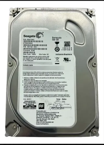HD 500 GB com Windows 10 ativador 
