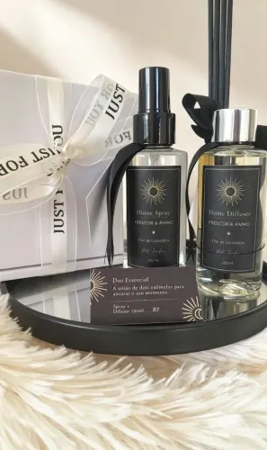 Kit Difusor de Ambiente e Home Spray - Duo Essencial