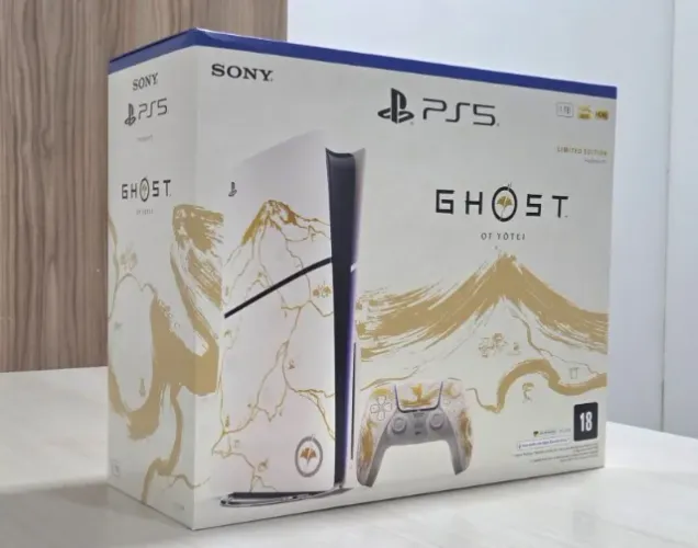 PS5 Slim 1TB C/Leitor Edição Limitada Novo Lacrado Nota Garantia *Pegamos Seu Video Game N