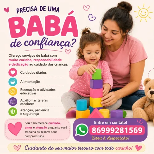 Trabalho como baba