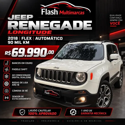 Jeep Renegade Longitude 1.8 4X2 Flex 16V Aut. 2018