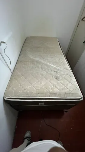 Cama box solteirão (viúva) com baú
