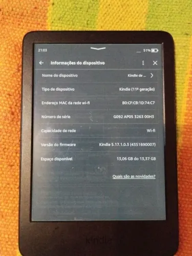 Kindle 11 Geração