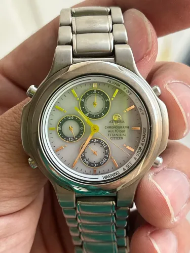Citizen Attesa Eco-Drive Titanium - Raridade Japonesa (Original)