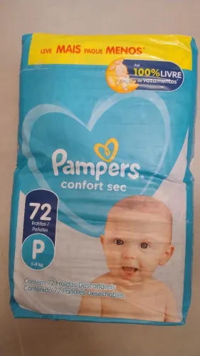 Pampers Confort sec P (pacote lacrado)